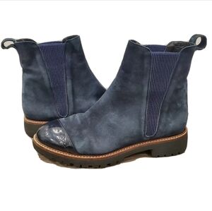 Fiorangelo Blue Suede Boots